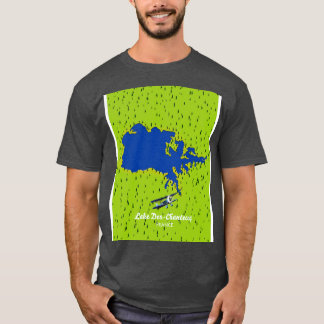 T-shirt Carte du lac DerChantecoq