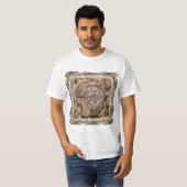 T-shirt Carte du lion africain (Devant entier)