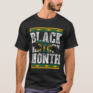 T-shirt Carte du Mois de l'Histoire des Noirs de Jamaïque