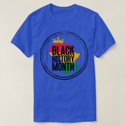 T-shirt Carte du mois de l'histoire noire 12 (Design devant)