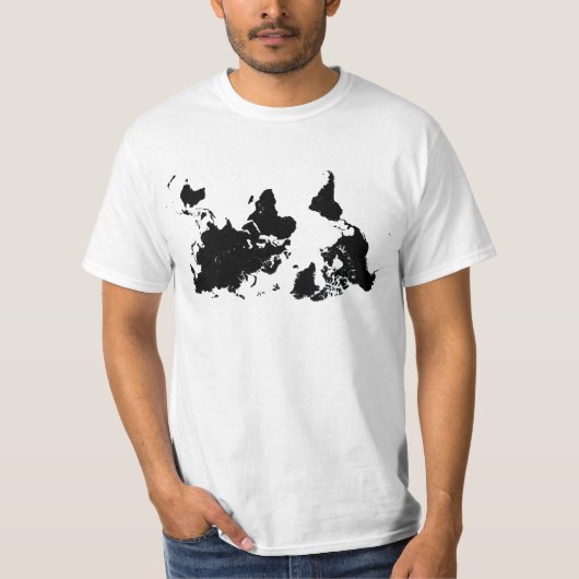 T-shirt Carte du monde (Devant)