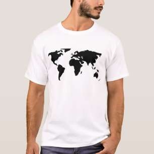 T-shirt Carte du monde