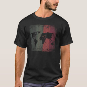 T-shirt Carte du monde rétro 1