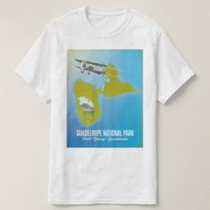 T-shirt carte du Parc national de la Guadeloupe
