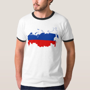 T-shirt Carte du pays Russie