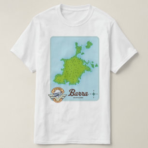 T-shirt Carte du scotland de Barra