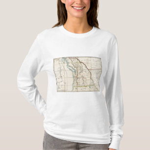 T-shirt Carte du territoire 2 de l'Orégon