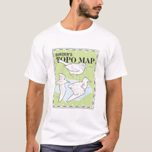 T-shirt Carte du Topo du Birder
