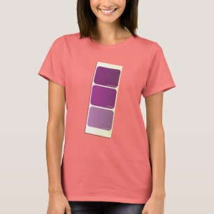 T-shirt Carte exemple de peinture violette