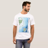T-shirt Carte externe de banques (Devant entier)