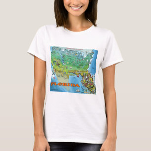 T-shirt Carte Florida USA