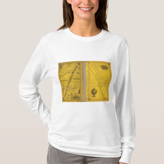 T-shirt Carte géographique (Devant)