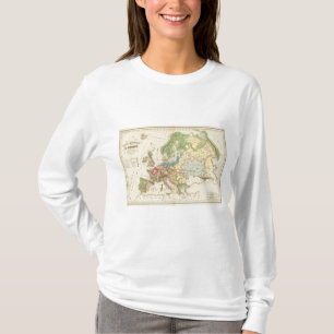 T-shirt Carte géologique de l'Europe