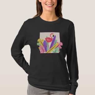 T-shirt Carte graphique à Flamant rose fermé Apperal 2