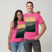 T-shirt Carte graphique Gold Mountain View (Unisexe)