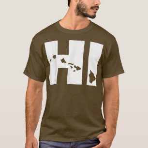 T-shirt Carte Hi Hawaii 1498