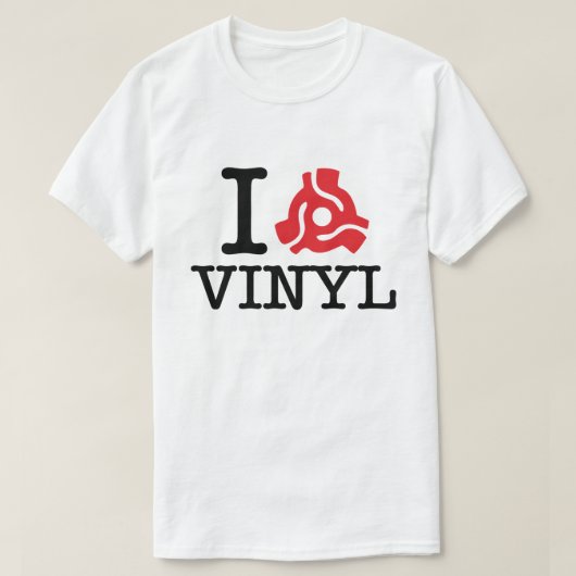 T-shirt Carte I 45 Vinyl (Design devant)