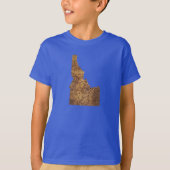 T-shirt Carte Idaho Spud (Devant)