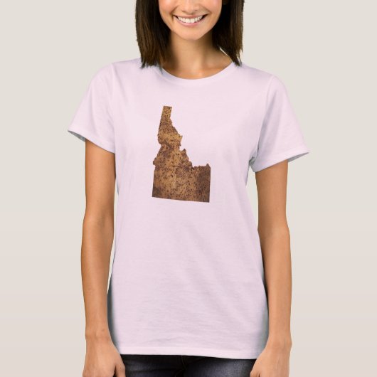 T-shirt Carte Idaho Spud (Devant)