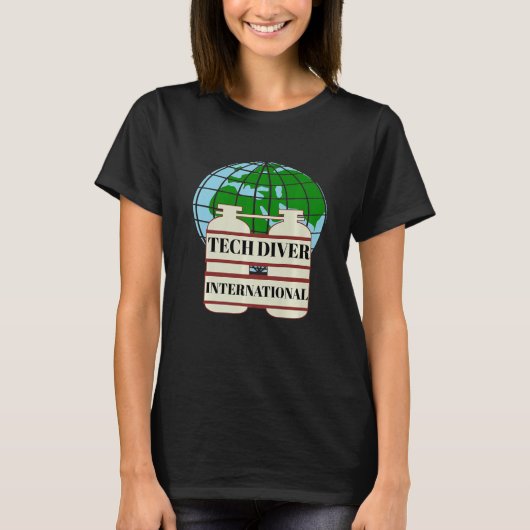 T-SHIRT CARTE INTERNATIONALE DE LA PLONGÉE TECHNIQUE (Devant)