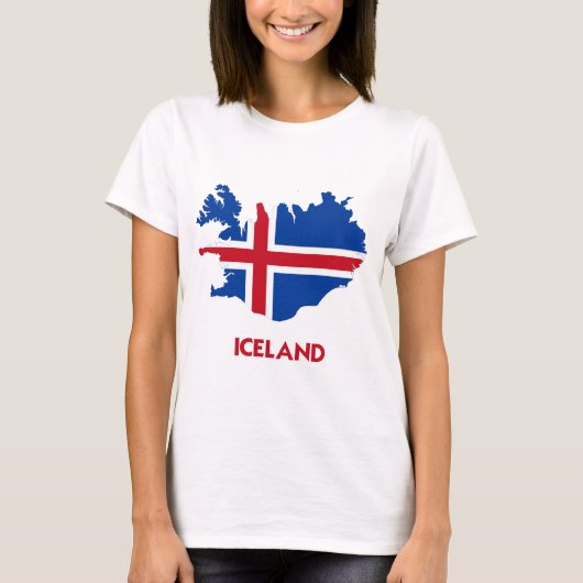 T-SHIRT CARTE ISLANDE (Devant)