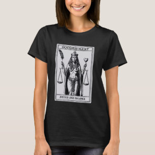 T-shirt Carte Kemetic Tarot Ancienne Egypte Déesse Égyptie