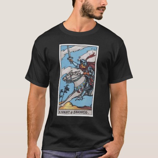 T-shirt Carte Knight Tarot (Devant)