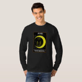 T-shirt Carte Moon Tarot Avec Chat (Devant entier)