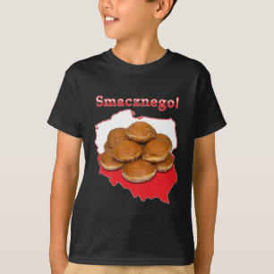 T-shirt Carte polonaise Paczki Smacznego