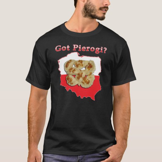 T-shirt Carte polonaise Pierogi (Devant)