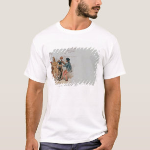 T-shirt Carte postale commémorative La d'opéra '