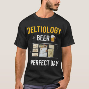 T-shirt Carte postale de Deltiologie de la journée de la b