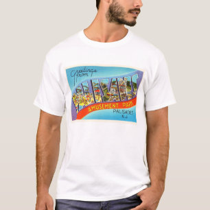 T-shirt Carte postale de Vintage voyage du New Jersey NJ