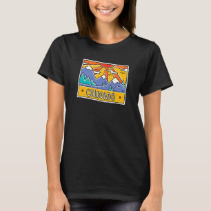 T-shirt Carte postale du paysage naturel du Colorado