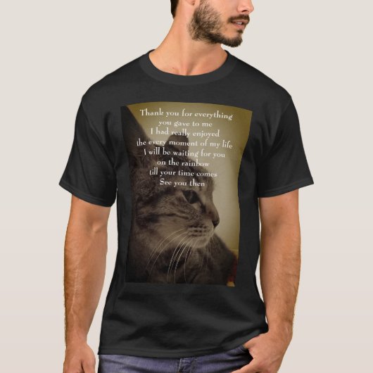 T-shirt Carte postale Merci &RIP (Devant)
