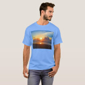 T-shirt Carte postale Ocean Sun (Devant entier)