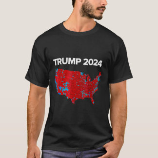 T-shirt Carte Précise Des Résultats Des Élections De 2024 