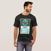 T-shirt Carte Quartet Diplodocus Dinosaur Fait (Devant entier)
