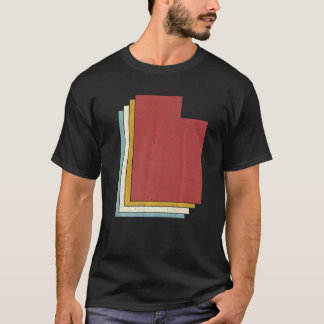 T-shirt Carte Rétro État USA Vintage Utah