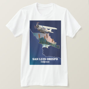T-shirt Carte San luis obispo California