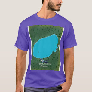 T-shirt Carte Steinhuder Meer Allemagne