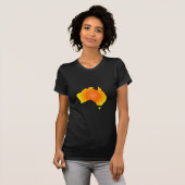 T-shirt Carte Sunny Australie (Devant entier)