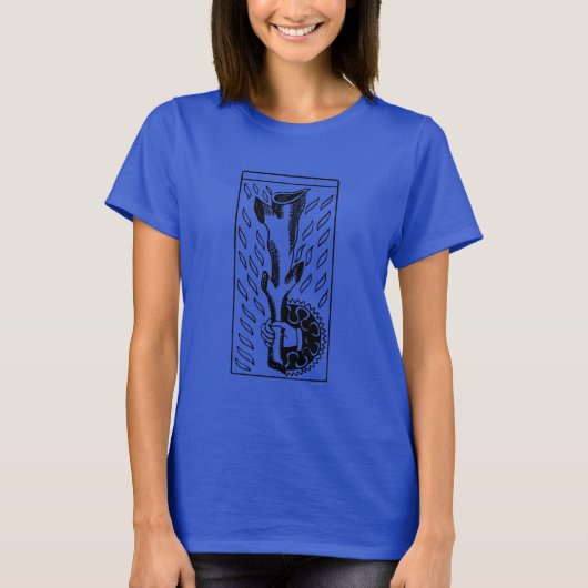 T-shirt Carte Tarot : Ace De Bords (Devant)