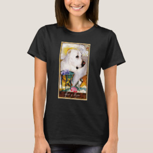 T-shirt Carte Tarot Ace des tasses et Chien Cosmique Chien