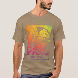 T-shirt Carte Tarot Aimants Rainbow Occult Goth Lesbian