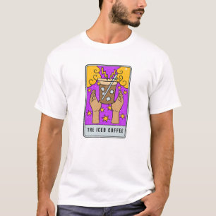 T-shirt Carte Tarot Café Iced Lecture Sorcière esthétique