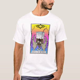 T-shirt Carte Tarot Café Iced Lecture Sorcière esthétique