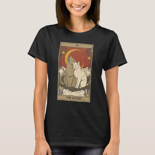 T-shirt Carte Tarot Chat Le Chat Tarot (Devant)