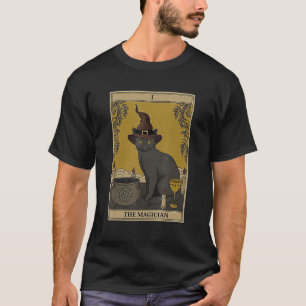 T-shirt Carte Tarot Chat Le Magicien
