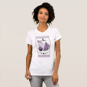 T-shirt Carte Tarot Chat Lune (Devant entier)